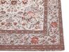 Teppich Baumwolle mehrfarbig Bumenmuster 80 x 150 cm Kurzflor BINNISZ_852568