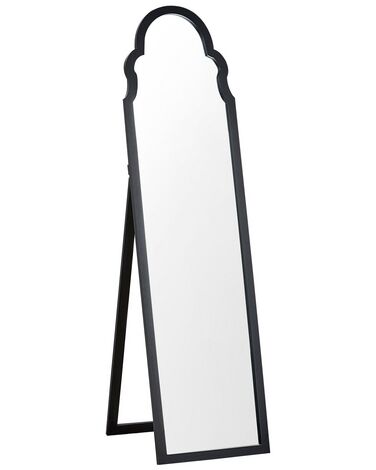 Stehspiegel schwarz rechteckig 40 x 150 cm CHATILLON