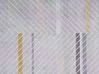 Tappeto motivo a strisce grigio-giallo 80 x 150 cm ERGENLI_764459