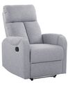 LED Recliner Chair with USB Port Grey SOMERO_788745