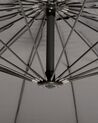 Riippuva aurinkovarjo tummanharmaa ⌀ 268 cm CALABRIA II_738544
