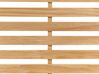 Cama de casal em madeira clara 180 x 200 cm CARNAC_879610