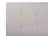 Lit double en tissu gris clair avec coffre 140 x 200 cm LA ROCHELLE_744807