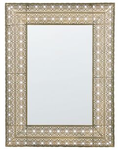 Seinäpeili 69 x 90 cm kultainen DEHRADUN Seinäpeili 69 x 90 cm kultainen DEHRADUN