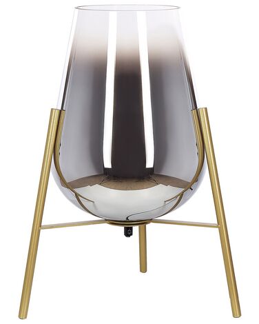 Lámpara de mesa de metal dorado 44 cm MENA