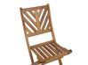 Conjunto de mesa e 2 cadeiras em madeira TERNI _777963