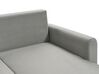 Canapé d'angle côté gauche en tissu gris SIRO_885669