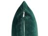 Koristetyyny sametti smaragdinvihreä 45 x 45 cm 2 kpl CEROPEGIA_810856