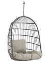 Hanging Chair with Stand Black ALLERA_815241