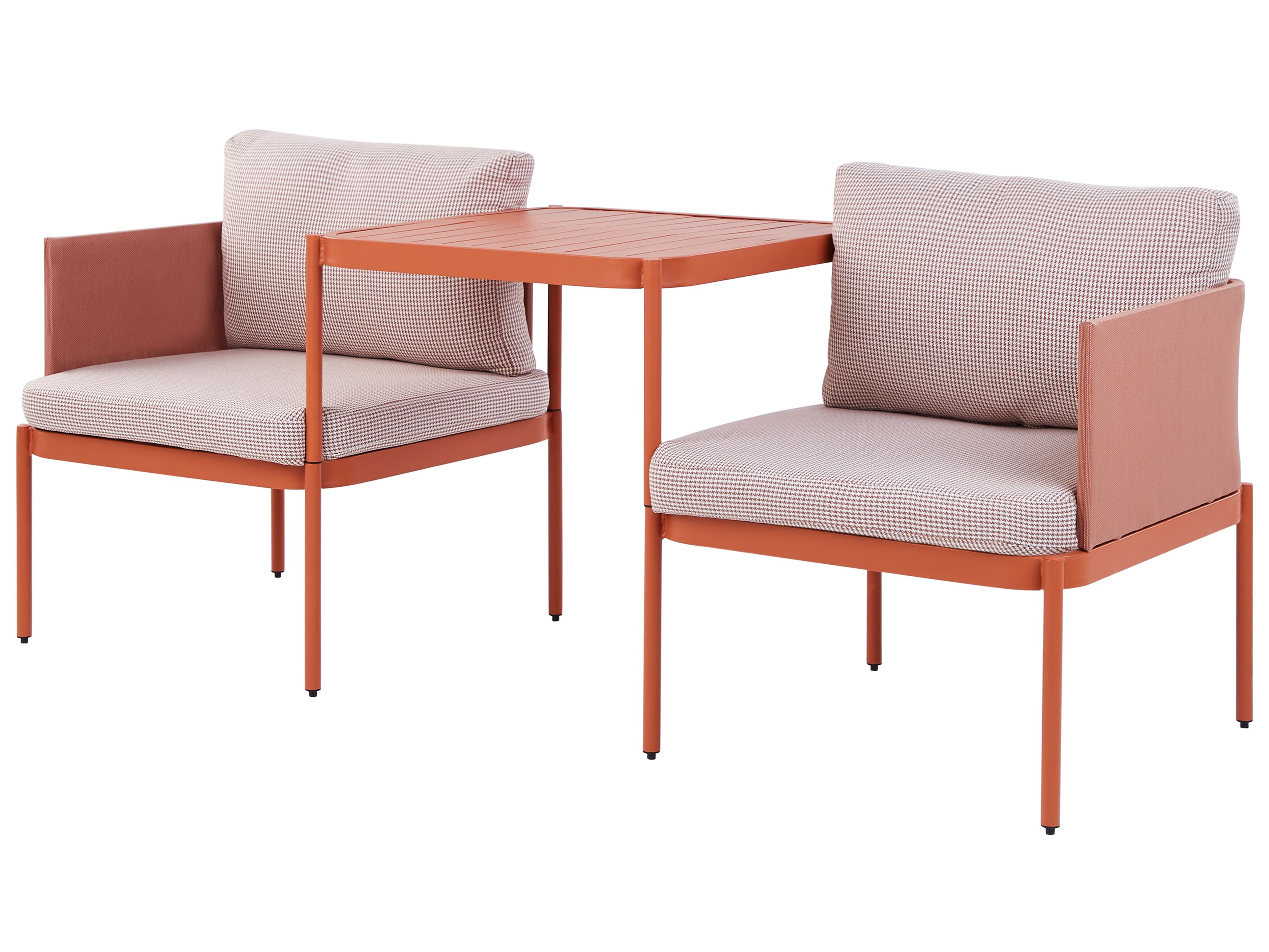 Salon de jardin modulable 5 places terracotta Mixi, Oviala - Jardin