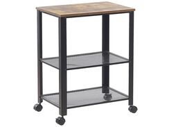 Tarjoiluvaunu musta BOLZANO