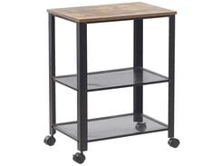 Tarjoiluvaunu musta BOLZANO Tarjoiluvaunu musta BOLZANO