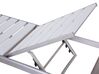 Chaise longue blanche en aluminium NARDO_674489