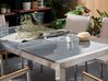 Gartentisch Edelstahl/Granit grau poliert 180 x 90 cm GROSSETO_773786