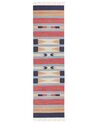 Tappeto kilim cotone multicolore 80 x 300 cm GANDZAK_870098