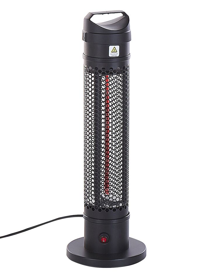 Freestanding Electric Patio Heater 1000 W Black KRAKATOA _815760