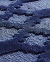 Teppich marineblau 140 x 200 cm Kurzflor CIZRE_782620
