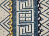 2 bawełniane poduszki dekoracyjne w geometryczny wzór 50 x 50 cm wielokolorowe SOUK_831237