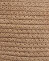 Conjunto de 2 cestas de algodón beige/natural 20 cm CHINIOT_840471