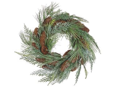 Weihnachtskranz grün mit Zapfen ⌀ 34 cm ASTURIA