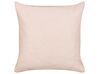 Set of 2 Boucle Cushions 60 x 60 cm Pink LEUZEA_903534