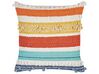 Set of 2 Cotton Cushions Striped Pattern 45 x 45 cm Multicolour DICLIPTERA_843454