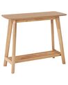 Tavolo console legno chiaro 90 x 40 cm TULARE_823429