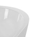 Bañera de acrílico blanco/plateado 150 x 75 cm NEVIS_762860