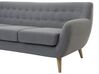 3 Seater Fabric Sofa Grey MOTALA_259625