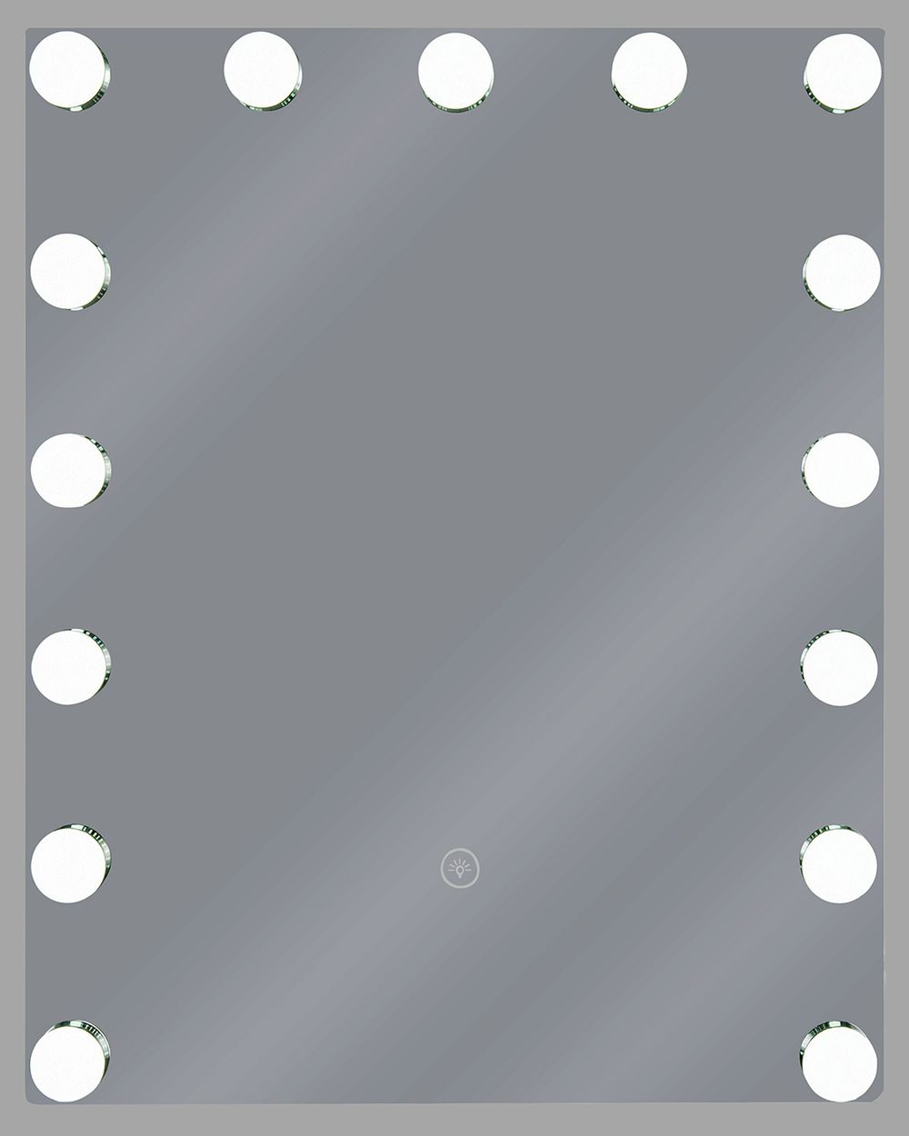 Badspiegel mit LED-Beleuchtung rechteckig 40 x 50 cm LUCENAY | Beliani.de