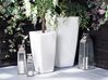 Vaso per piante in color bianco 30x30x57cm MODI_739678