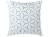 Set of 2 Cushions Geometric Pattern 45 x 45 cm Light Blue WEIGELA_770053