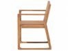 Zestaw ogrodowy akacjowy stół i 8 krzeseł jasne drewno SASSARI_821408
