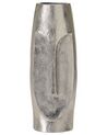 Vaso decorativo metallo argento 32 cm CARAL_823022