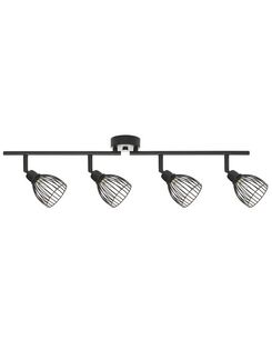Kattovalaisin 4 polttimoa metalli musta GOLOK
