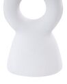 Candelero de cerámica blanco crema 17 cm SPARTA_846180