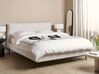 Łóżko boucle 160 x 200 cm białe CORIO_903246