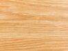 Sideboard heller Holzfarbton / schwarz 3 Türen NIKEA_874874