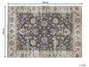 Teppich mehrfarbig orientalisches Muster 150 x 230 cm Kurzflor PELITLI_817483