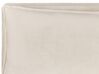 Letto matrimoniale contenitore tessuto beige chiaro 180 x 200 cm BAJONNA_912512