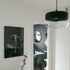 Lampada da soffitto moderna in vetro nero e trasparente MURRAY_722718