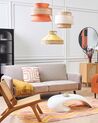 Wooden Chair with Rattan Braid Light Wood MIDDLETOWN_862402