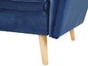 Velvet Sofa Bed Navy Blue BARDU_792050