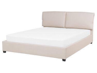 Čalúnená posteľ 160 x 200 cm béžová BELFORT