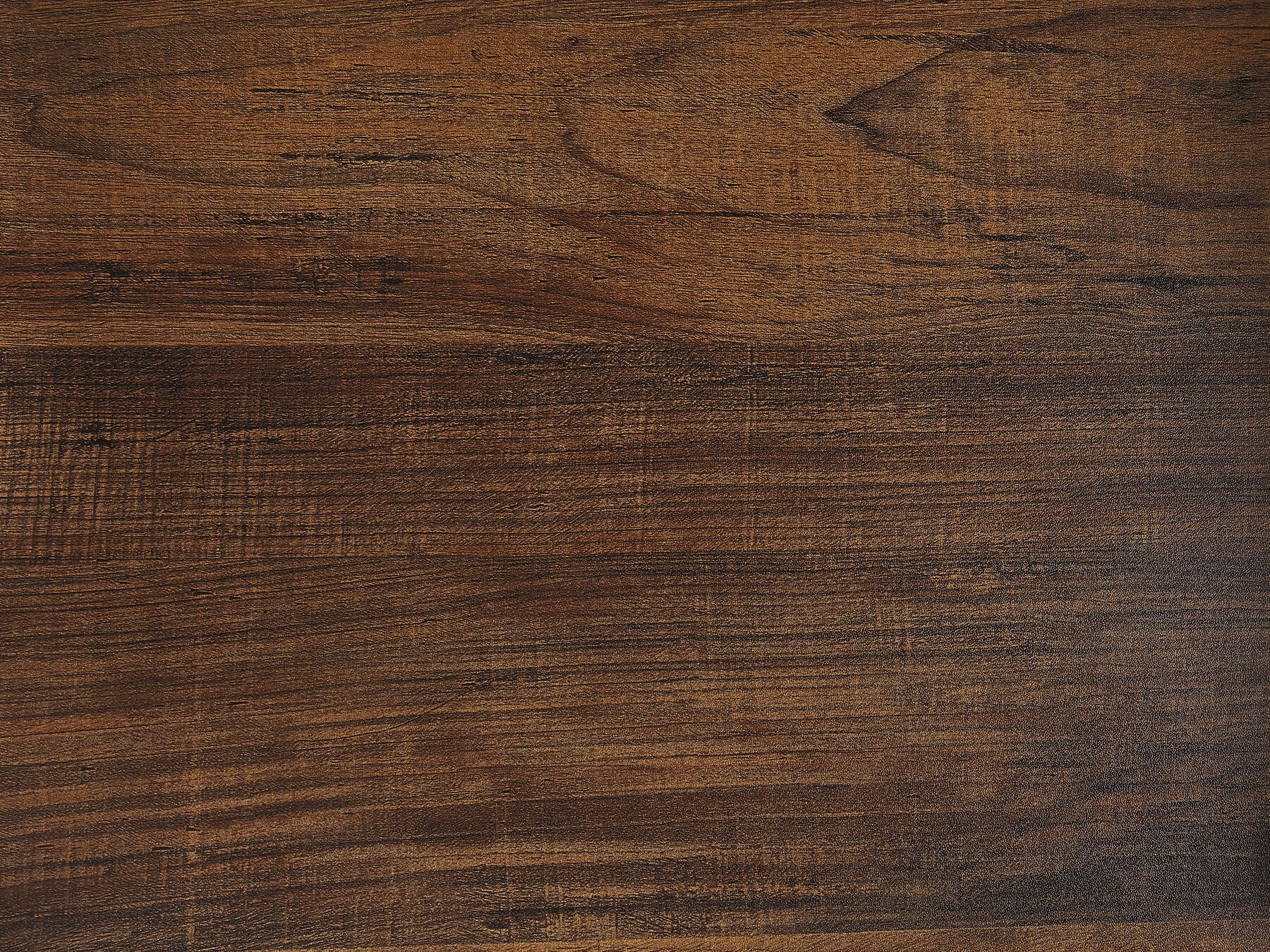 Skrivebord 120 x 60 cm svart/mørkt tre DARBY | Beliani.no