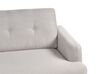 Conjunto de sofás com 4 lugares em tecido taupe TUVE_911853