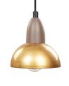 3 Light Metal Pendant Lamp Brass CASTALY_878368