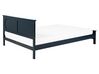 Bed hout donkerblauw 160 x 200 cm OLIVET_773868
