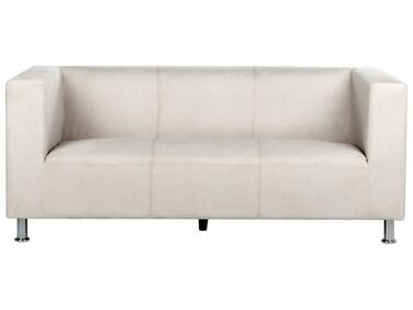 3-istuttava sohva kangas valkoinen FLORO