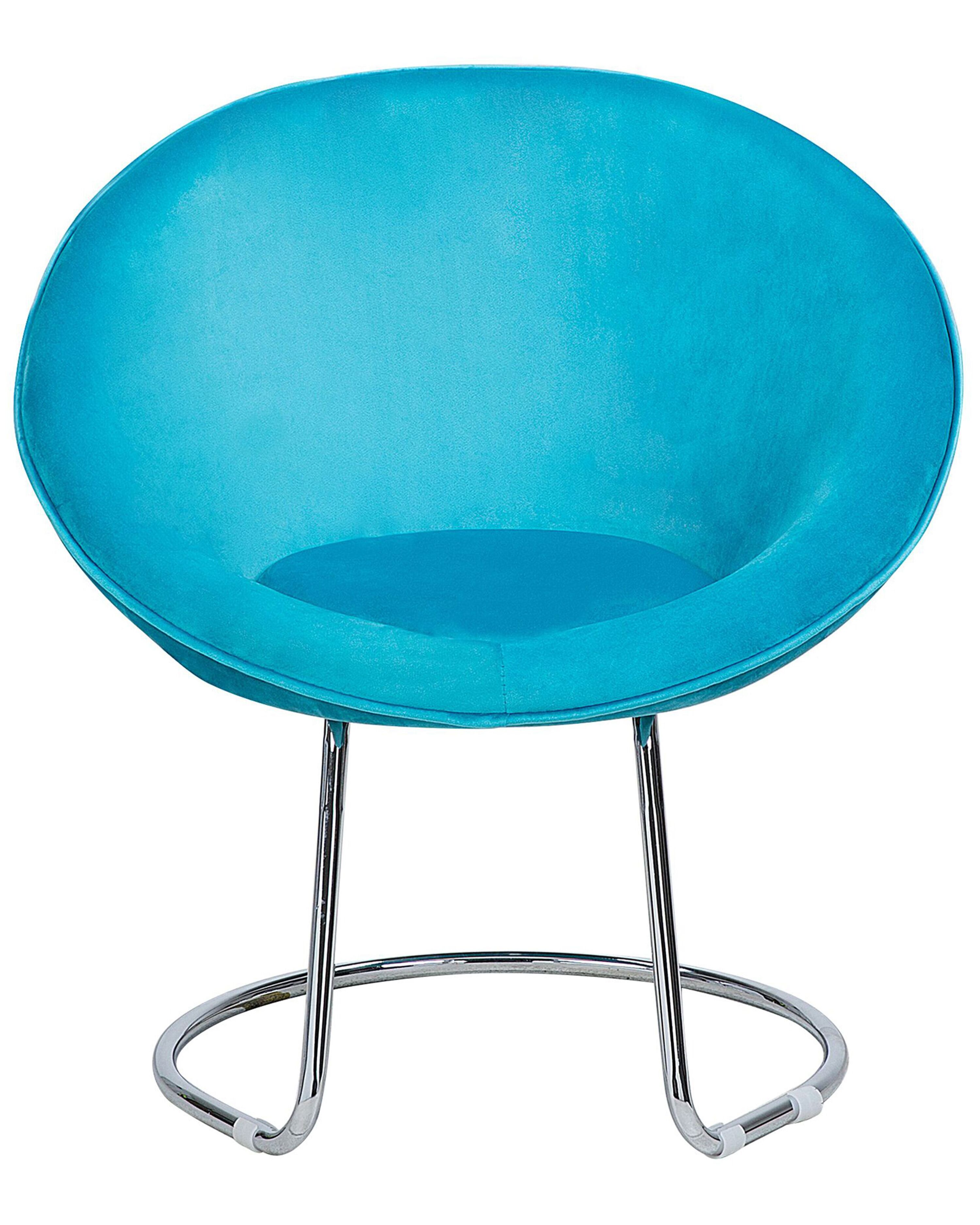 Sessel Samtstoff türkis FLOBY | Beliani.de